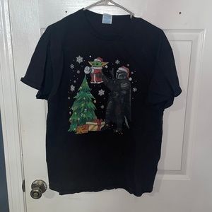 Baby Yoda/the Mandalorian Christmas Tshirt